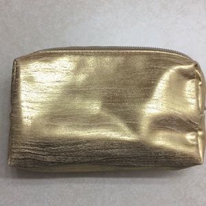 Gold bareMinerals Makeup Pouch Bag with Zipper